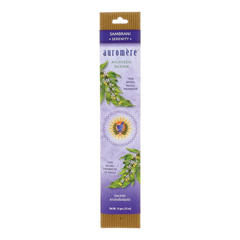 Auromere Ayurvedic Incense, Sambrani, 1 Ea
